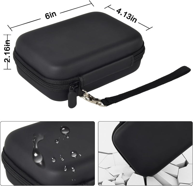 Comecase Case Compatible with Nelko P21/ for Phomemo D30 D35 Label Maker Machine, for JADENS D11/ for SUPVAN Mini Labeler Sticker, Labler Maker Storage for Tape&Accessories - Black - Image 5